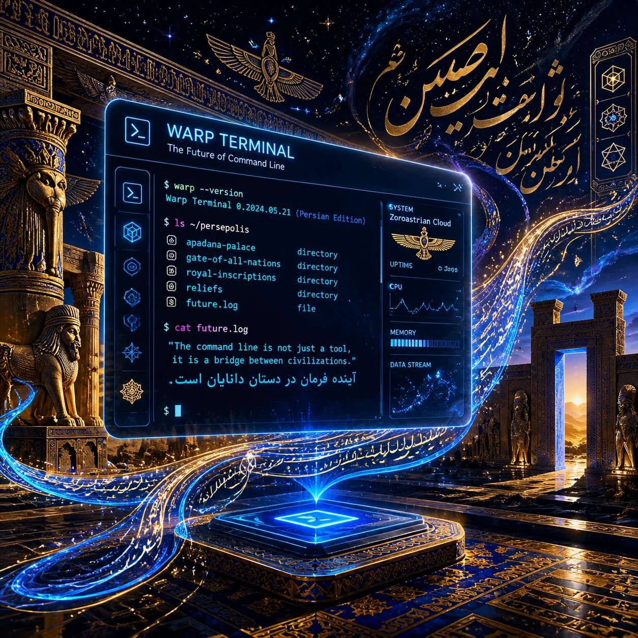 Warp Terminal و آینده خط فرمان