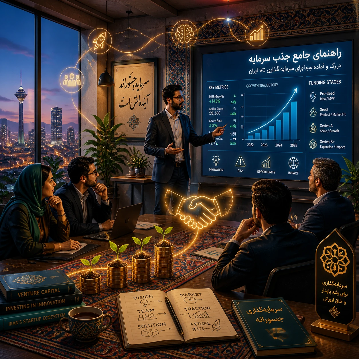 سرمایه‌گذاری خطرپذیر (VC): راهنمای کامل آشنایی و آمادگی برای جذب سرمایه